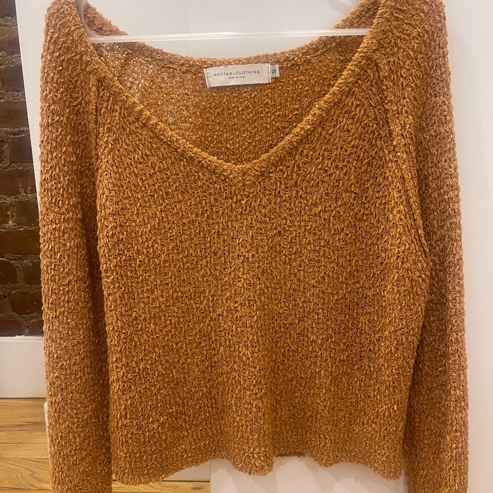 Orange cute sweater